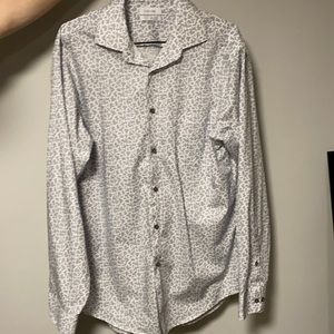 Calvin Klein patterned dress shirt brand new
